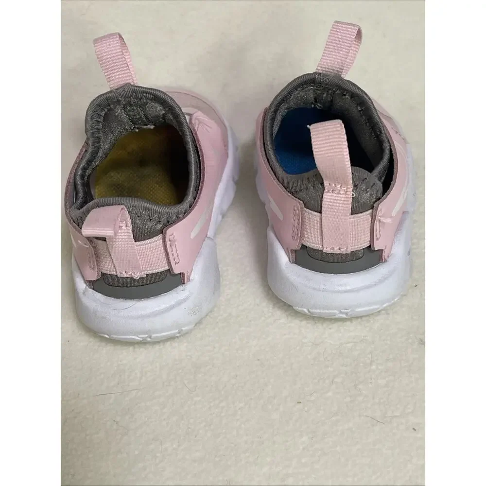 Kids' Nike Flex Runner 2 DJ6039-600 Girls Pink Foam/Grey Toddler Shoe Size 6c